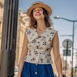 Miss Patina Eliana Floral Top